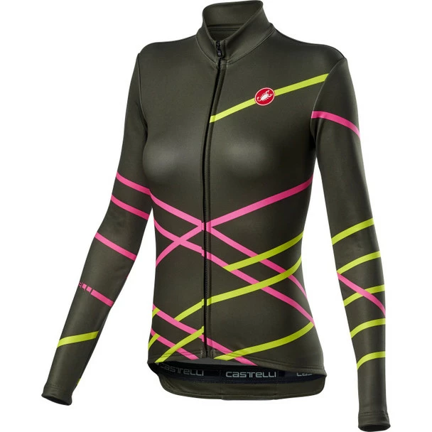 Castelli Women's Long Sleeve Diagonal Jersey - 2022 - Image 2
