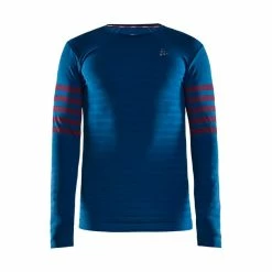 Craft Men's Fuseknit Comfort Blocked Long Sleeve Baseylayer Top - 2021